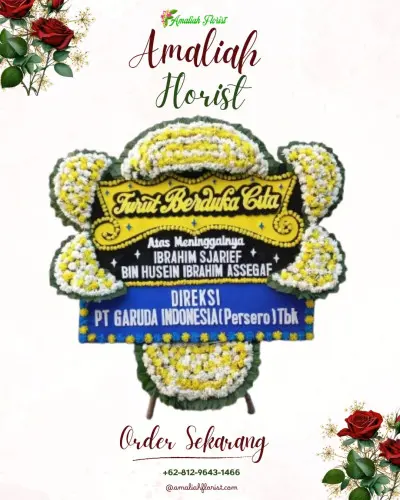Papan Bunga Duka di Maribaya