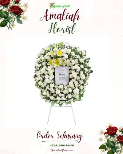 Krans Bunga Duka Cita di Maribaya